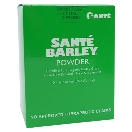 Santé Barley Pure Organic New Zealand (3 gms x 10 sachets)